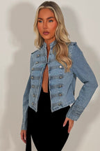 Denim Jacket With Buttons