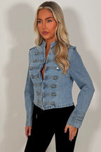 Denim Jacket With Buttons