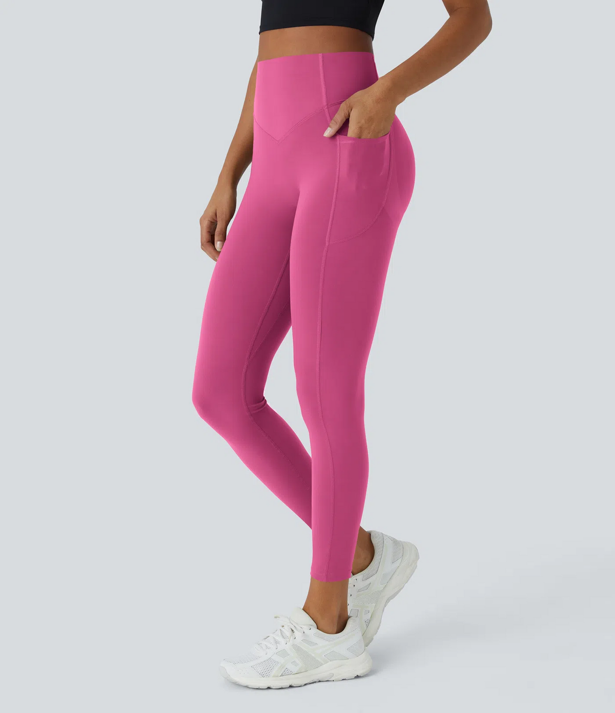 SoCinched High Waisted Scrunch Butt Lifting Tummy Control Side Pocket Shaping Training UltraSculpt Leggings - Stretchy Fit for Women, For Gym & Summer Workouts #Summer