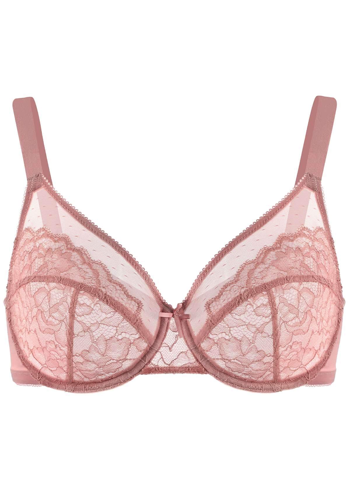 Enchante Unlined Non-padded Lace Underwire Bra