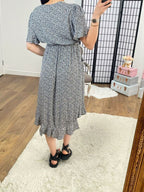 Idaho Ditsy Floral Frill Hem Dress