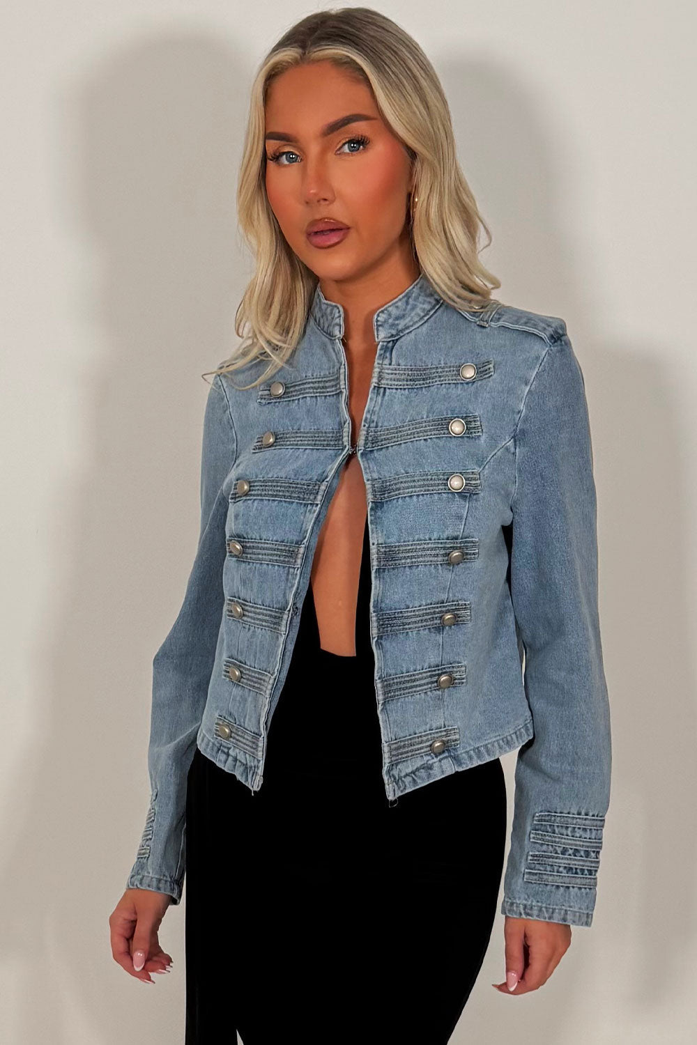 Denim Jacket With Buttons